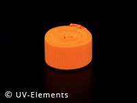 Naturfaserband 25mm x 10m - orange