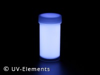 Neon UV-Lack spezial Nachleuchtend 50ml - weiß