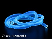 PVC UV active string/cable 2mm (1m) - transparent