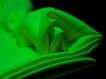 Neon fabric 10m - green