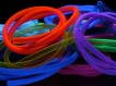 PVC UV active string/cable 8mm (color mix)