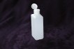 Square plastic jar with hinged cover cap 250ml (10pcs)