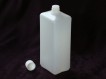 Square plastic jar with cap and splash application 1000ml (10pcs)