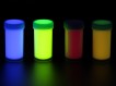 Invisible UV active fluorescent body paint set 2 (4x25ml colors: blue, green, yellow, red)