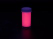 Invisible UV active fluorescent body paint 100ml - red